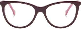 Carolina Herrera Occhiali a clip HER 0259 - Rosso