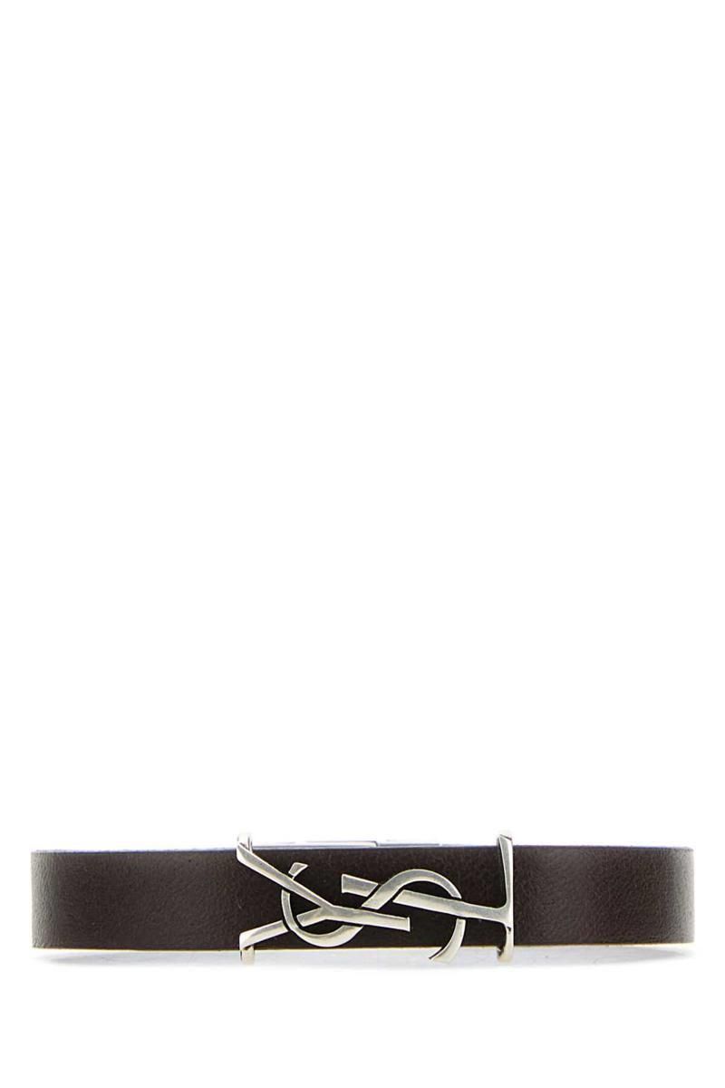 Yves Saint Laurent SaintLaurent 3連ブレスレット レザー