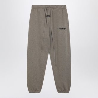 Fear of God Grey M&eacute;lange Jogging Pants With Logo Print