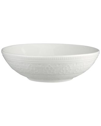 Euroceramica Set Of 4 Fez White Pasta Bowls