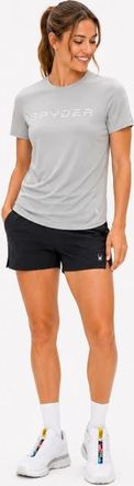Spyder Women Spyder Short Sleeve in Daze Grey at Nordstrom, Size X-Large