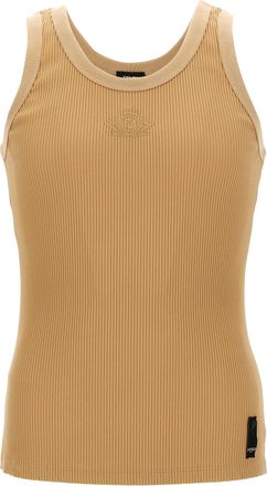 Fendi Beige Polyamide Tank Mens Tops