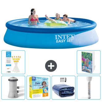 Intex Piscina Easy Set Redonda - 396x84 Cm - 7-piezas S184