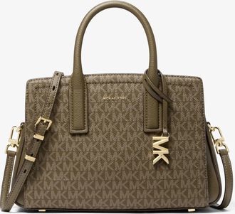 Michael Kors Laila Small Signature Logo Satchel
