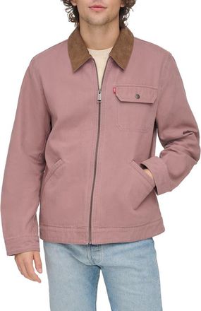Levi's Lightweight Cotton Twill Utility Jacket in Mauve at Nordstrom, Size X-Large