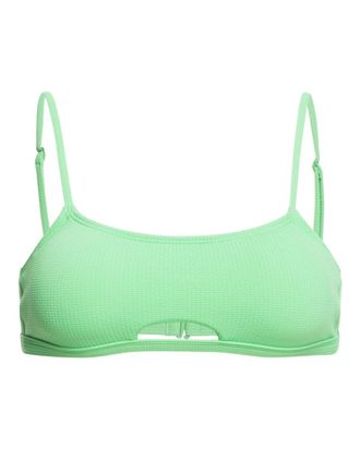 Roxy Bandeau-Bikini-Top ROXY Color Jam, Damen, Gr. XL, Cup B, gr&uuml;n (absinthe gr&uuml;n), Obermaterial: 93% Nylon, 7% Elasthan;, Bikini-Oberteile Bandeau-Bikini-