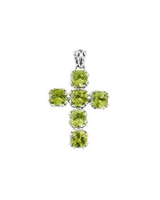 Samuel B. Silver 3.50 Ct. Tw. Peridot Pendant