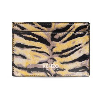 Kenzo Wallets & Cardholders, male, Beige, Size: ONE SIZE Tiger Card Holder
