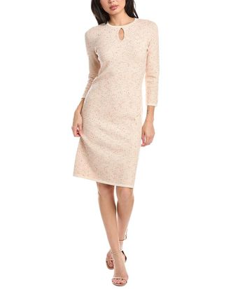 St. John Pebble Dash Knit Midi Dress