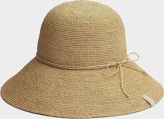 Rag & Bone Crochet Raffia Bucket Hat