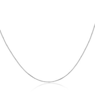 Pompeii3 14k Gold 18 Solid Box Chain With Lobster Clasp
