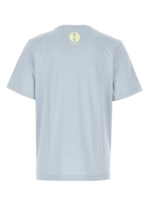 OAMC Logo-Embroidered Cotton T-Shirt - Blue