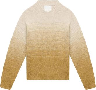 Isabel Marant Gebreide Alpaca Trui met Gradi&euml;nt - Heren - Ronde hals truien - Veelkleurig - S - Truien & Vesten