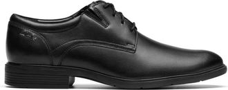 Clarks Steadwell Lace - Heren - Nette schoenen - Zwart - 40 EU - Leer - Schoenen