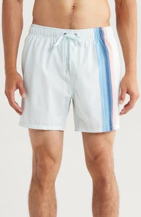 Vintage Summer Swimwear Poolside Volley Swim Trunks in Light Blue at Nordstrom Rack, Size Xx-Large