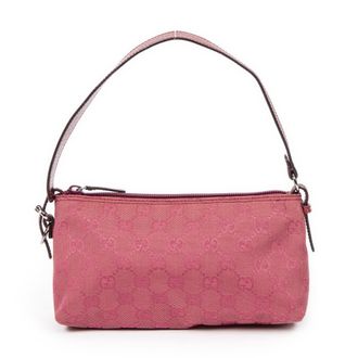 Gucci Pre-owned Womens Accessory Pouch Handbag - Pink - One Size