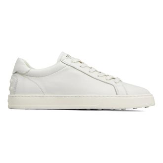 Tod's Tods, Sneakers, male, White, Size: 11 US White Flat Sneakers Minimal Style