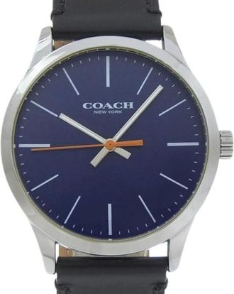 Coach Pre-owned Watches, male, Blue, Size: ONE SIZE Pre-owned Wristwatch