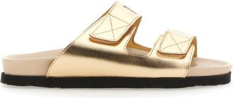 Palm Angels Golden Solid Slides