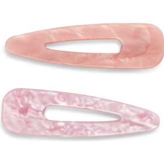 Chelsea28 2-Pack Creaseless Clips in Pink Multi at Nordstrom