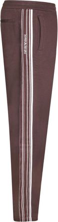 Emporio Armani Side-Stripe Cotton Joggers - Brown