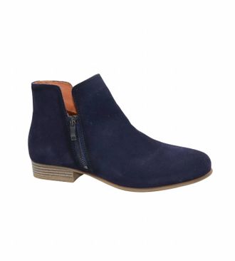 Eric Michael Womens Isabella Low Ankle Boots In Navy