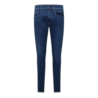 Replay Anbass Slim-fit herenjeans (Blauw)