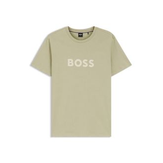 BOSS Cotton jersey T-shirt with logo print
