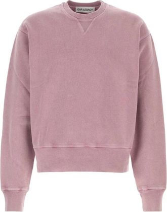 Our Legacy Base Sweat - Heren - Sweatshirts - Roze - L - Katoen - Hoodies & sweatvesten