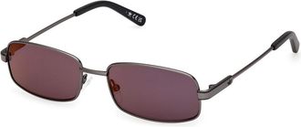 adidas OR0138 09U Mens Sunglasses Gunmetal Size 55