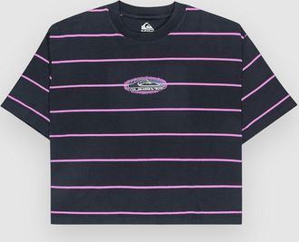 Quiksilver Stripart T-Shirt schwarz