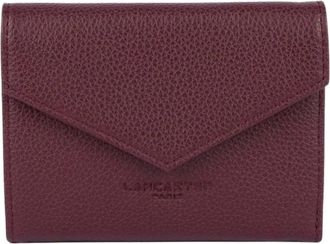 Lancaster Foulonne Pm Portemonnee - Dames - Accessoires - Rood - Maat: ONE Size Leer