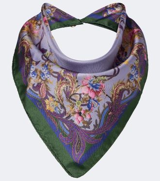 Etro Fouard in twill di seta con stampa