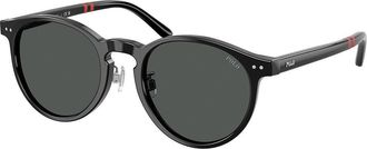 Polo Ralph Lauren PH4236F Asian Fit 500187 Mens Sunglasses Black Size 50