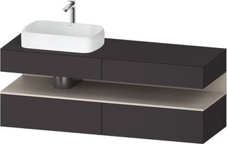 Duravit Duravit Qatego Consola Mueble Bajo Lavabo, 2 Extensiones, 2