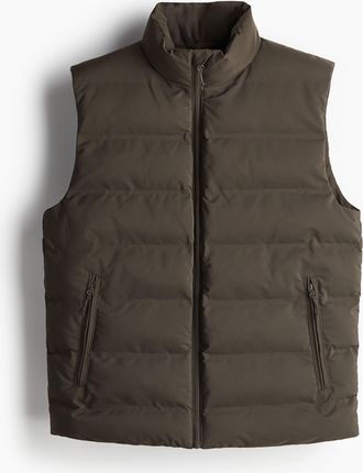 H&M Wasserabweisendes Puffergilet in Regular Fit - Green