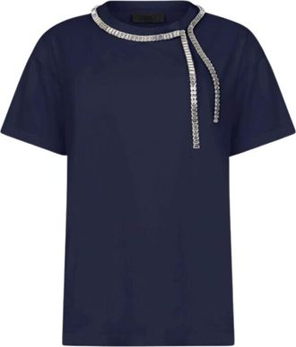 Liu Jo Truien - Dames - Tops - Blauw - Maat: S Katoen