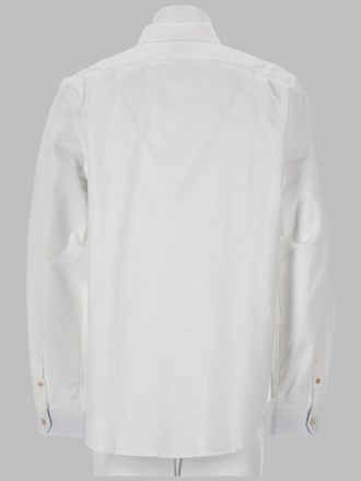 Paul Smith Zebra Patch Organic Cotton Shirt - White