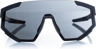Prada Pre-owned Mens shield sunglasses in black - One Size