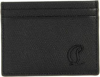 Christian Louboutin Mooncrest Leather Card Holder