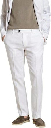 Mason's Cambridge Chino Broek - Heren - Chinos - Wit - L - Katoen - Broeken