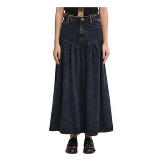 Ganni Donna, Jeans, Blu, S, new