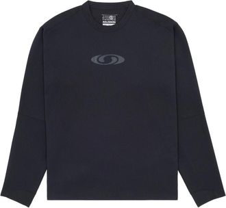 MM6 Maison Margiela X Salomon Textured Logo Long-sleeved T-shirt