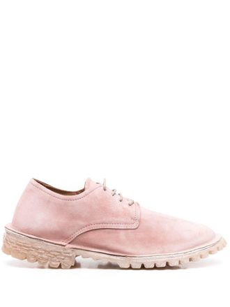 Moma Stringate con punta tonda - Rosa