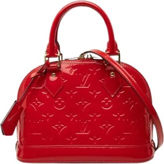 Louis Vuitton Pre-owned Alma BB - Dames - Vintage Handtas - Rood - ONE Size - Leer - Vintage