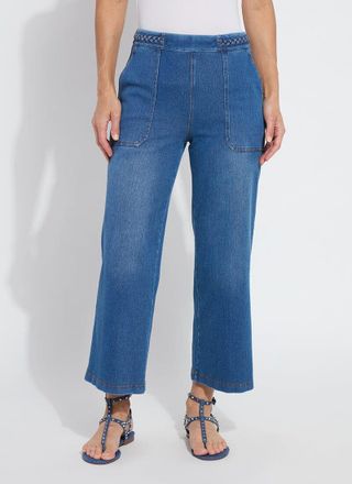 Lyss&eacute; Hayes Braided Wide Leg Crop (26 Inseam)