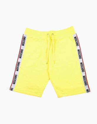 Moschino Mens Moschino Underwear Logo Tape Shorts Yellow 0021 - Size: 29/28/32