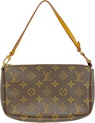 Louis Vuitton Brown Pouch (Pre-Owned)