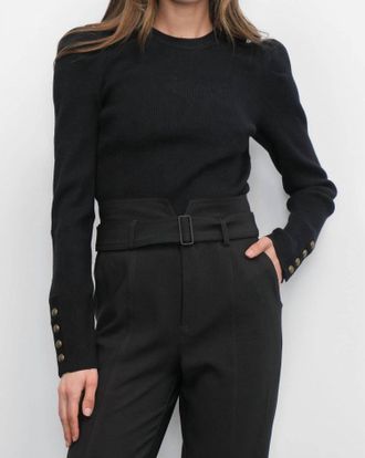 Greylin Dani Knit Top In Black