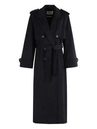IVY OAK wool double-breasted trench coat - women - RWS Wool - M - Black